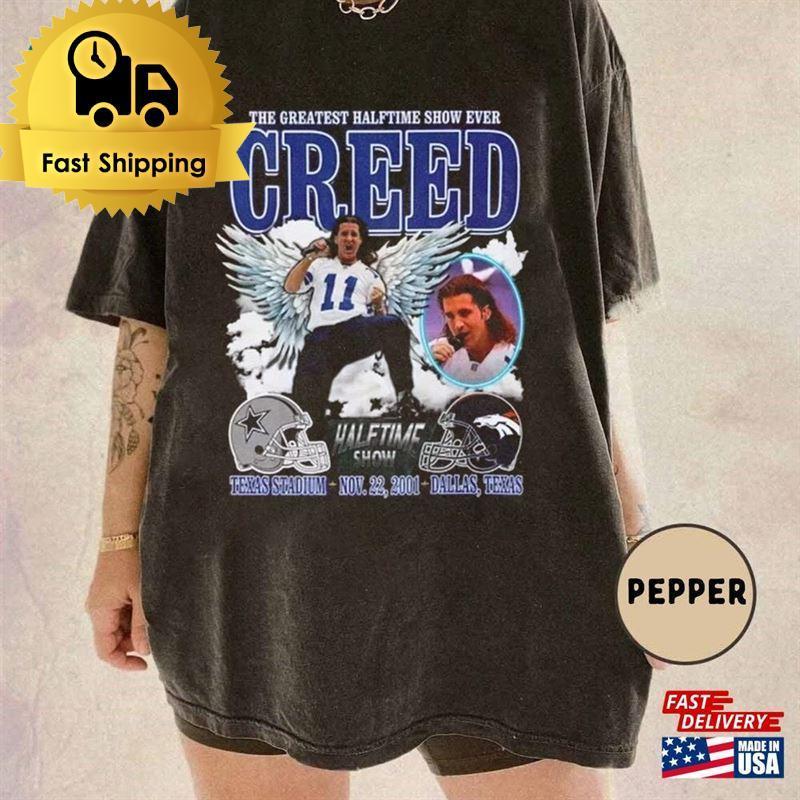 The Greatest Halftime Show Ever Creed Shirt Music Concert Tee